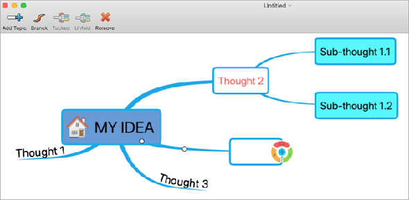 Carte mentale pour Mac QMindMap Lite