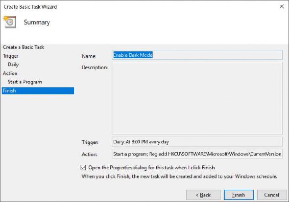 Comment basculer automatiquement en mode sombre la nuit Windows 10 Windows 7 e1529343181746