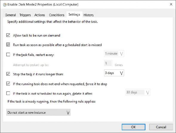 Comment faire basculer automatiquement Windows 10 en mode sombre la nuit Windows 8 e1529343356168