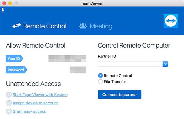 TeamViewer sur Mac