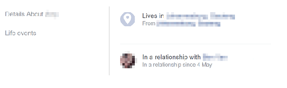 statut de la relation facebook
