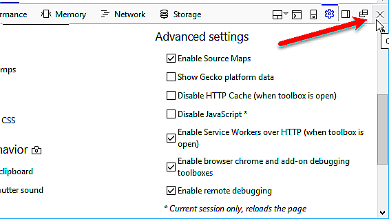 15 Conseils importants sur les utilisateurs avertis relatifs aux onglets Firefox 65 Fermer les outils de développement dans la fenêtre du navigateur