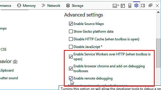 15 conseils indispensables de l'utilisateur averti pour les onglets Firefox 50 Paramètres avancés de développeur