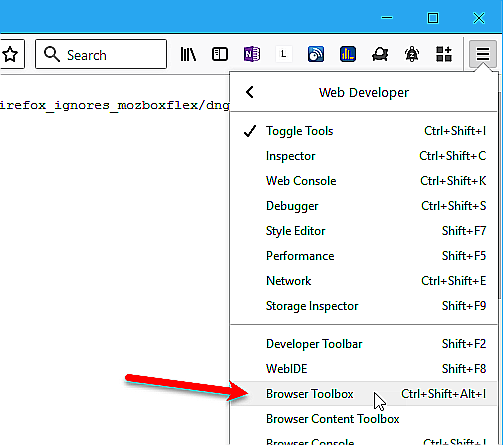 15 Conseils utiles à l'utilisateur averti concernant les onglets Firefox 51 Accéder à la boîte à outils du navigateur de développeur Web