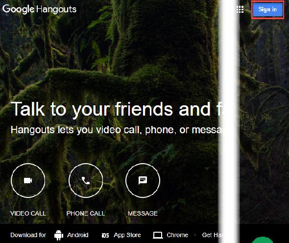 Comment utiliser Google Hangouts? Connexion