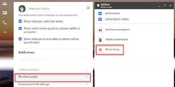 comment utiliser Google Hangouts Delete Messages