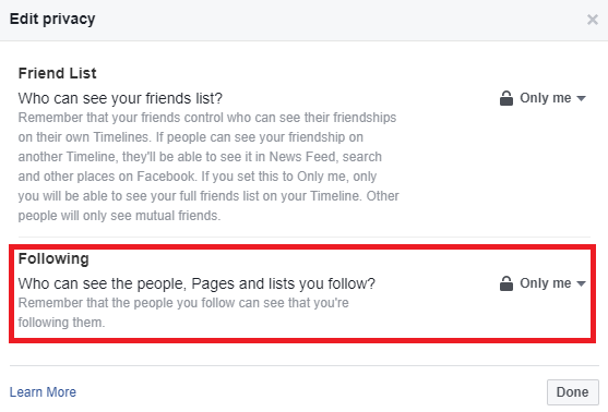 facebook suit public