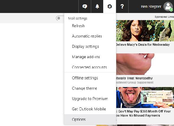 Options Outlookcom