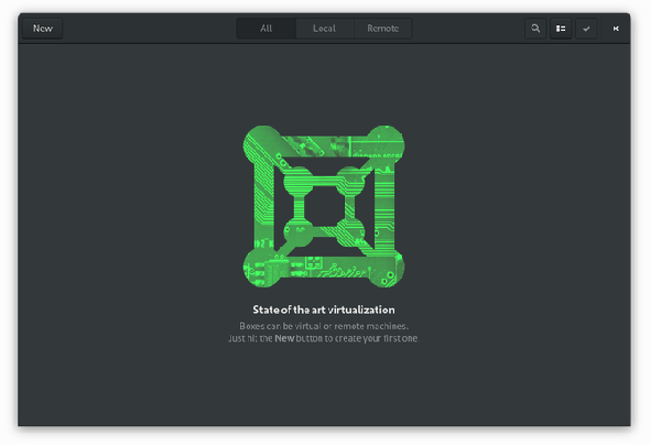 Logiciel de virtualisation GNOME Boxes