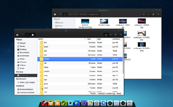 macOS comme Deepin Linux distro